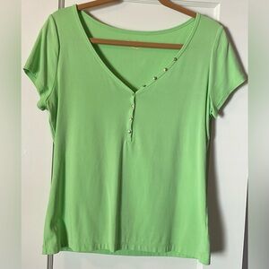Lilly Pulitzer Light Green Short Sleeve Top